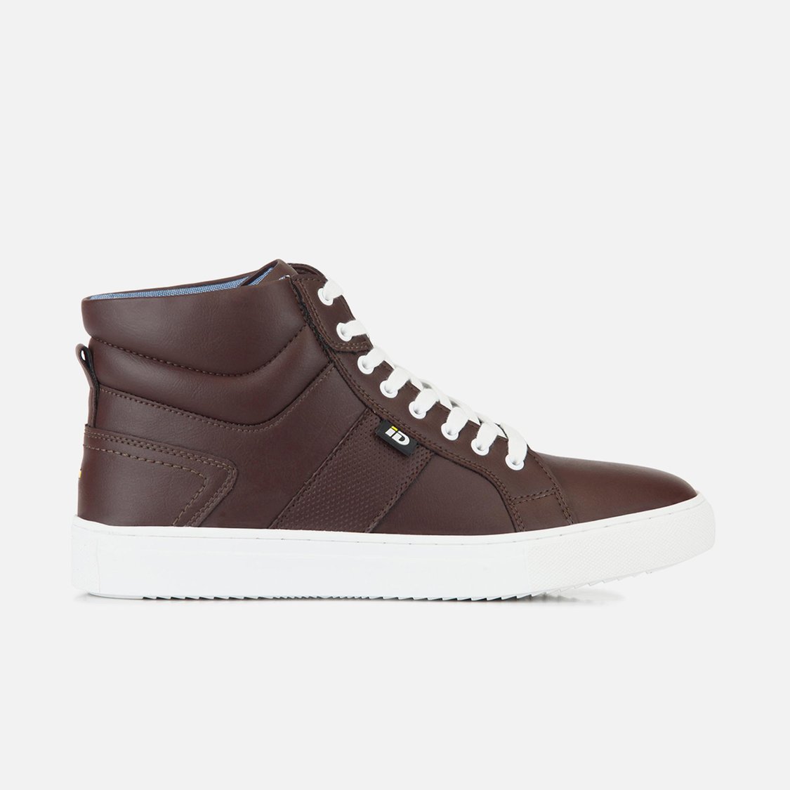 Buy Id Men Solid Lace Up High Top Casual Shoes From Id At Just Inr