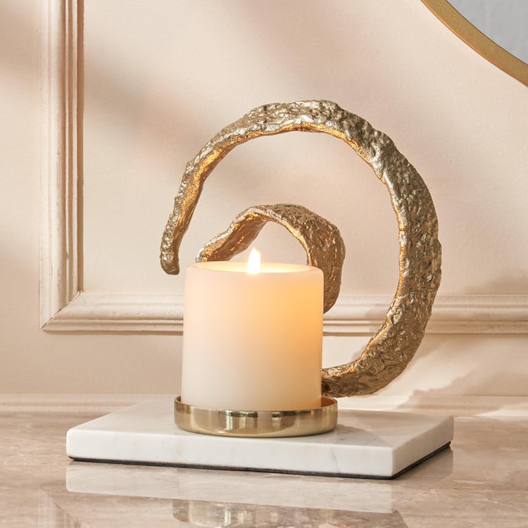 Buy Eternity Vogue Aluminium Pillar Candle Holder From Home Centre At