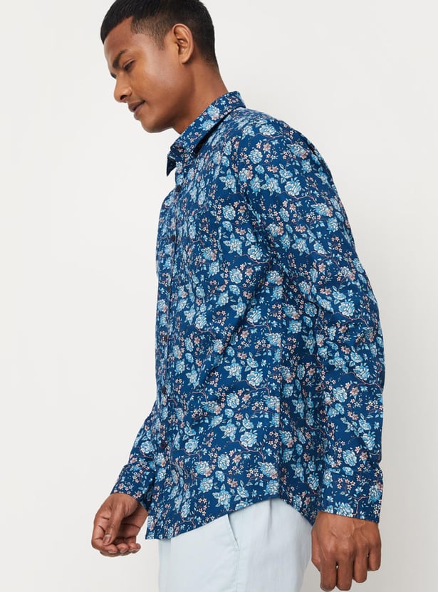 Buy Men Floral Printed Slim Fit Shirt Online At Just Rs