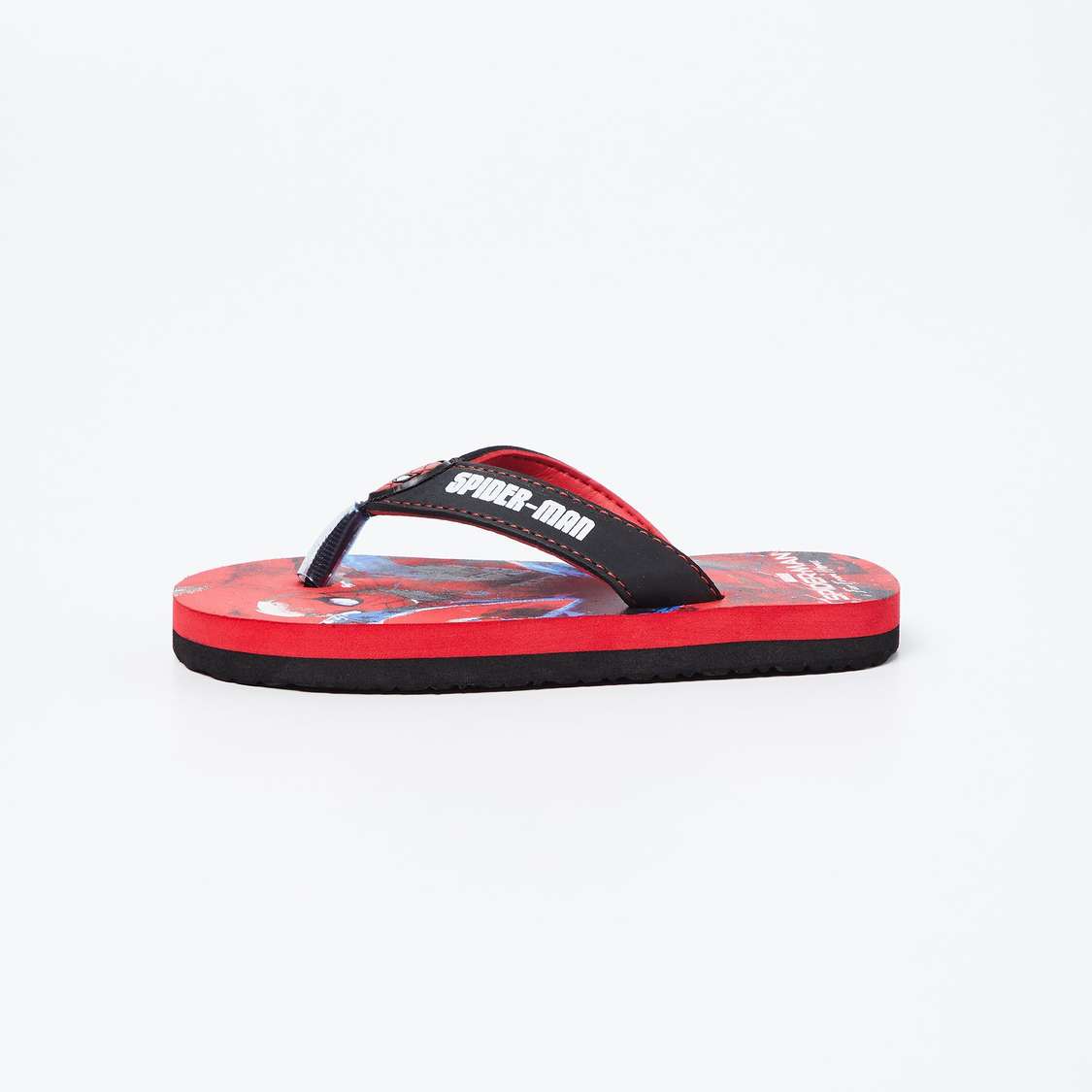 BIOWORLD Spiderman Print V-strap Flip-Flops