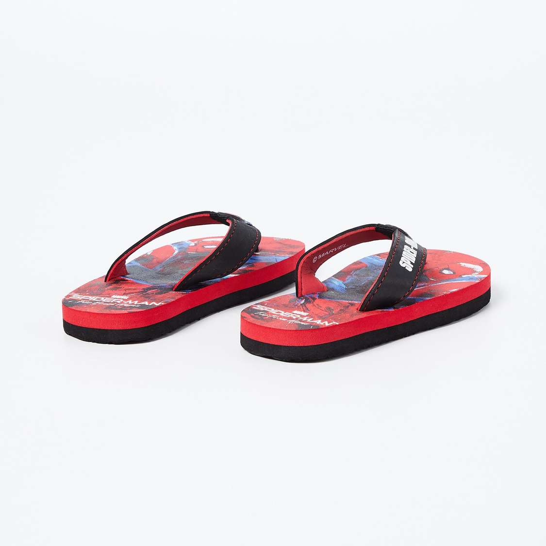 BIOWORLD Spiderman Print V-strap Flip-Flops
