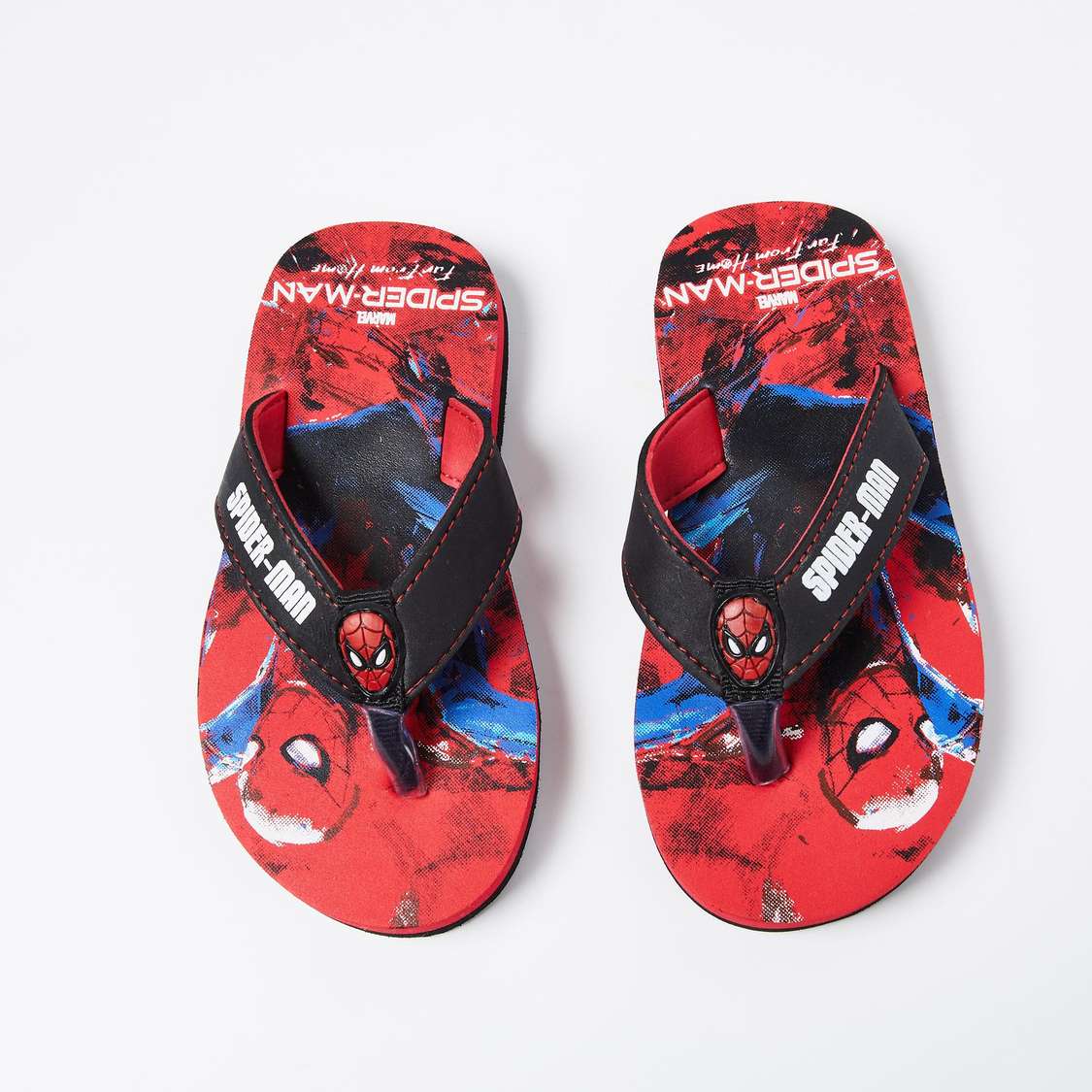 BIOWORLD Spiderman Print V-strap Flip-Flops