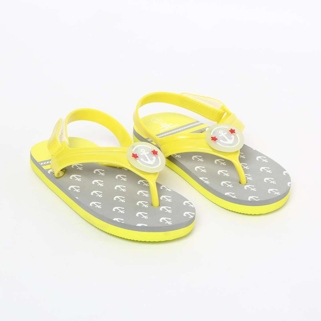 FAME FOREVER Girls Printed Lighting Slippers with Slingback
