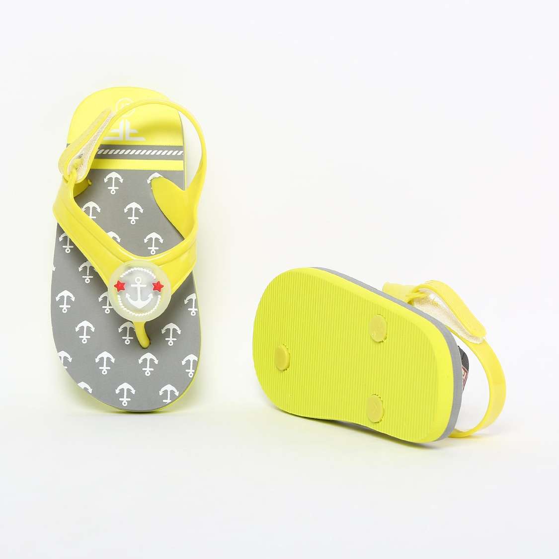 FAME FOREVER Girls Printed Lighting Slippers with Slingback