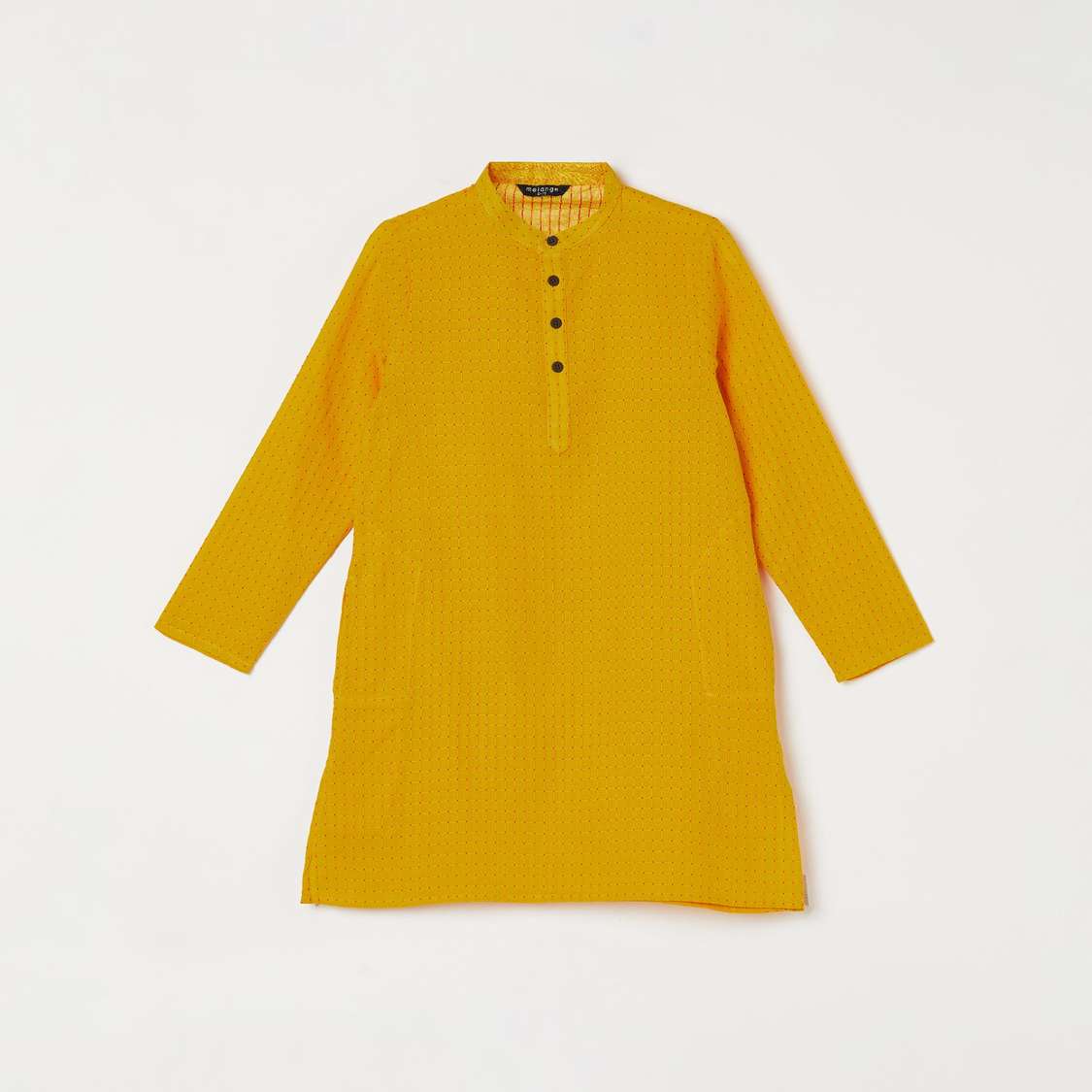 MELANGE Boys Striped Kurta with Elasticated Waist Pyjamas