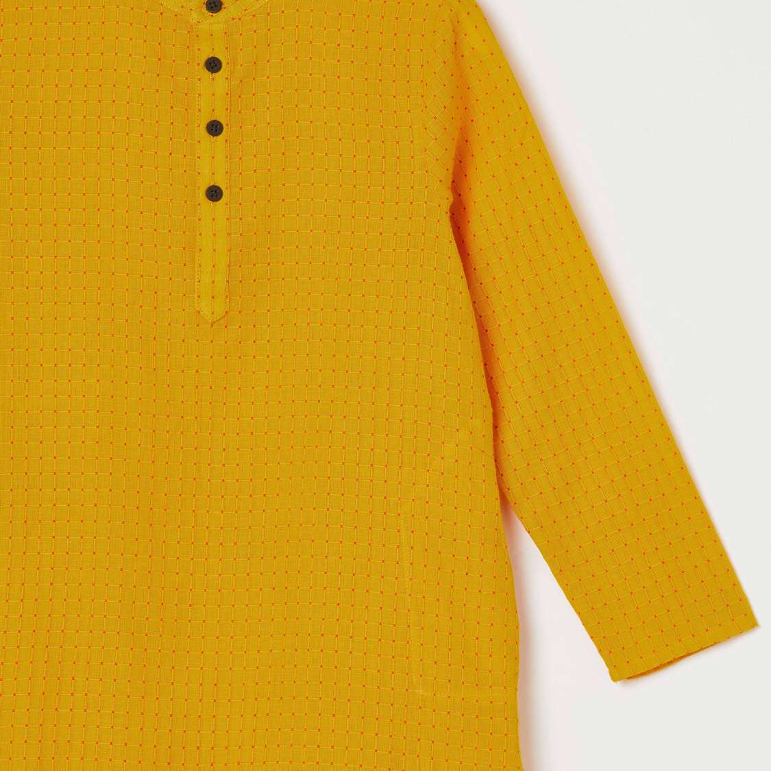 MELANGE Boys Striped Kurta with Elasticated Waist Pyjamas