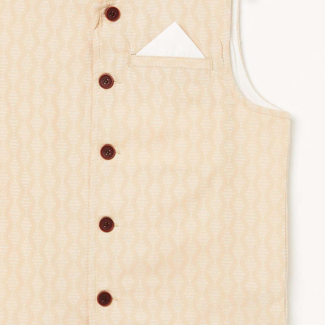 MELANGE Boys Printed Waistcoat