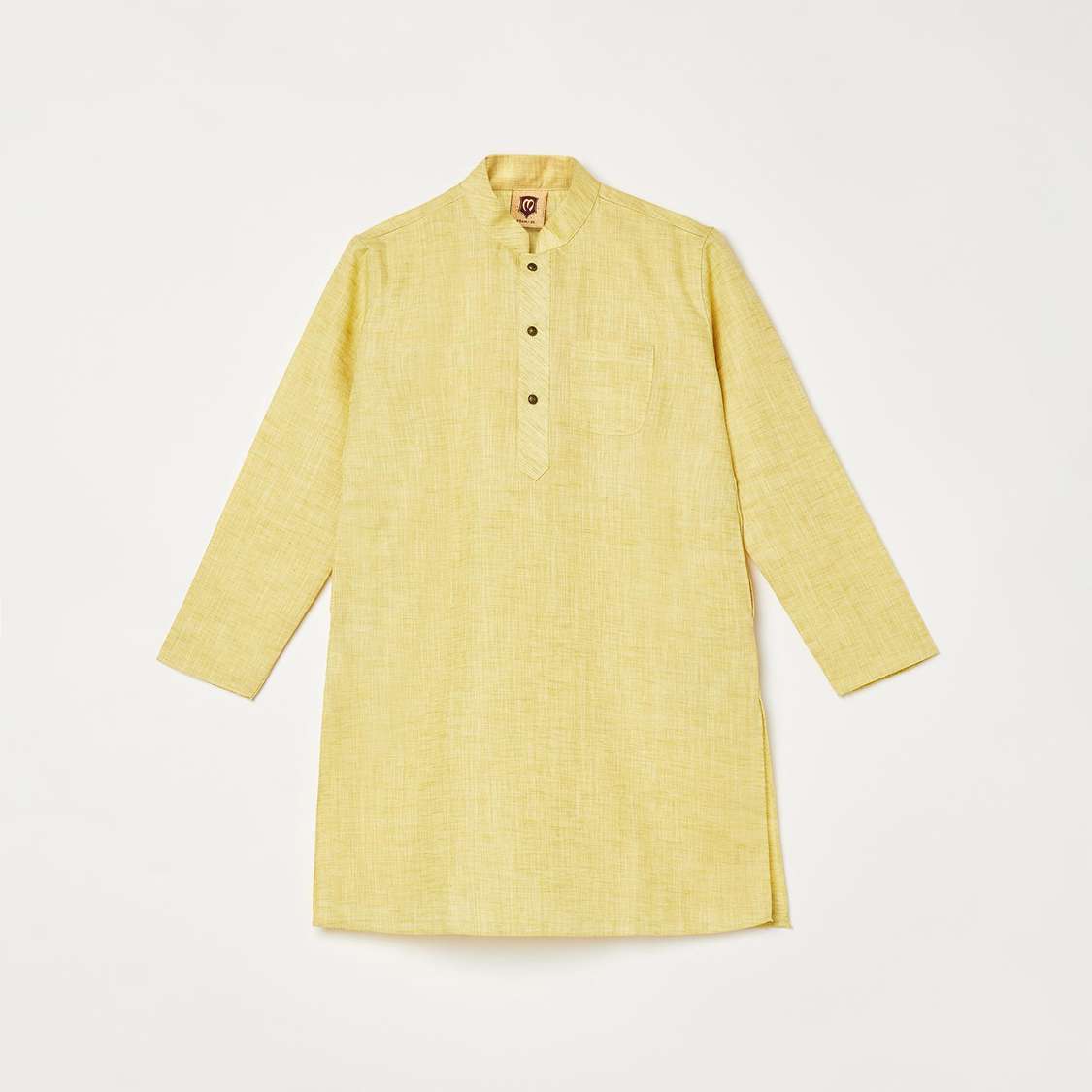 MANYAVAR Boys Solid Kurta with Pyjamas