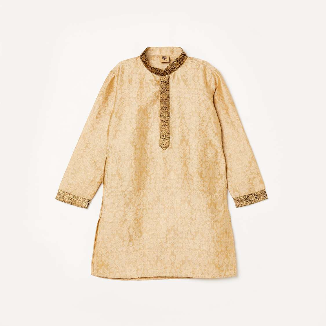 MANYAVAR Boys Self-Design Short Kurta with Pants