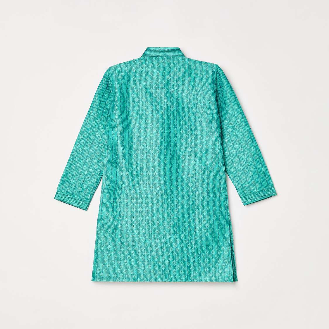 MANYAVAR Boys Embroidered Kurta with Pyjama