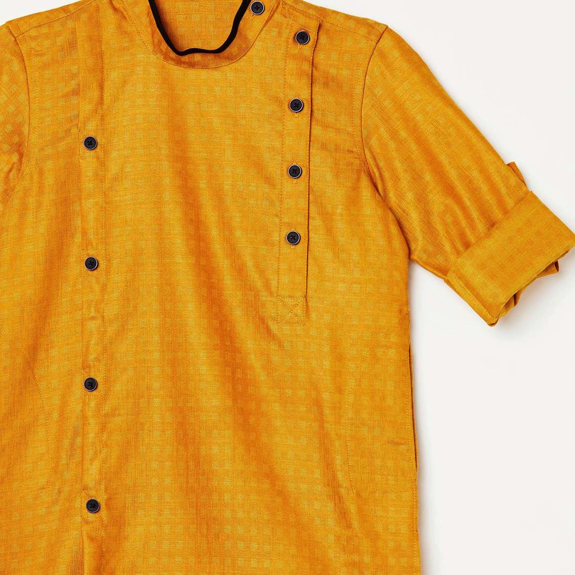 MANYAVAR Boys Checked Kurta with Pyjama