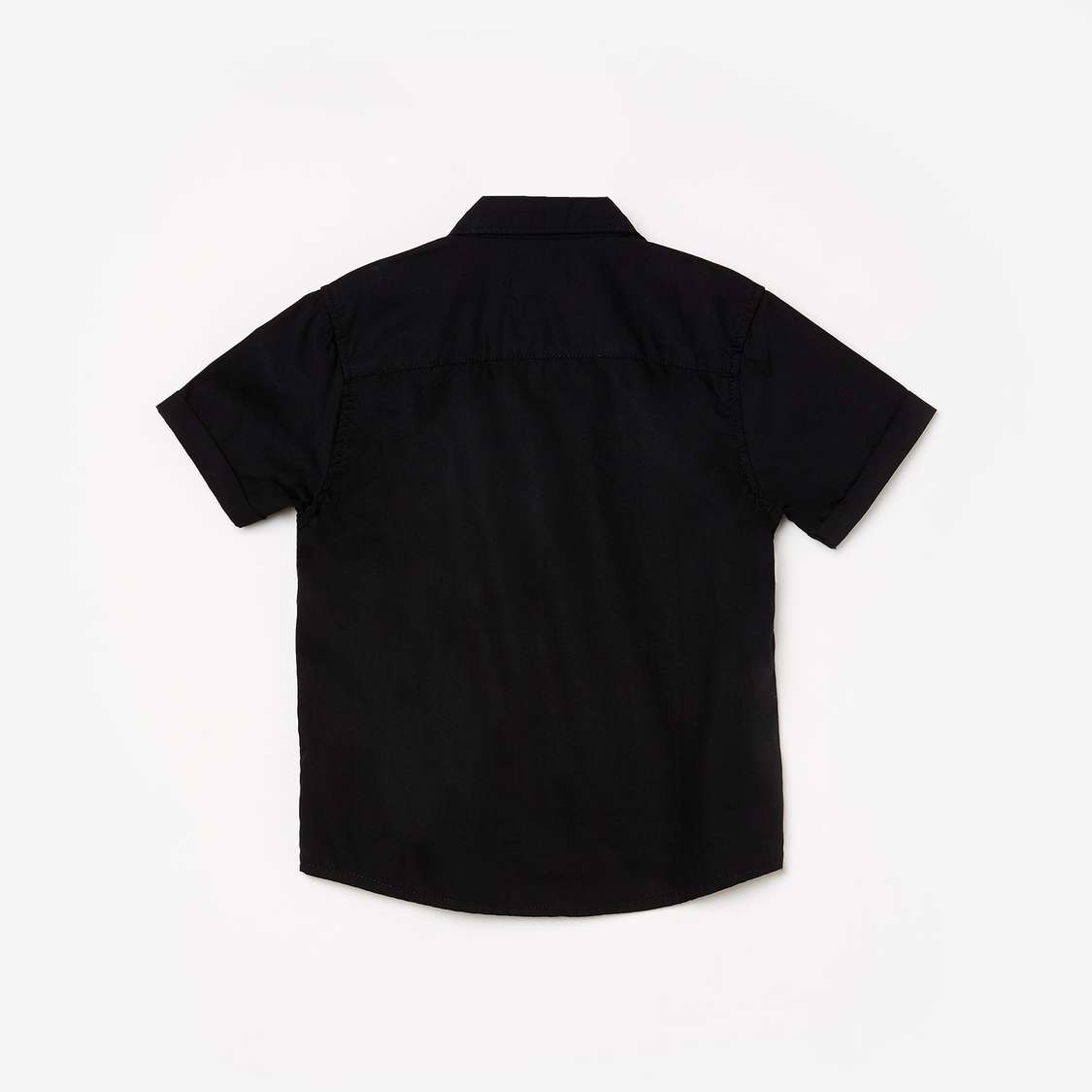 JUNIORS Boys Solid Shirt with Elasticated Jeans
