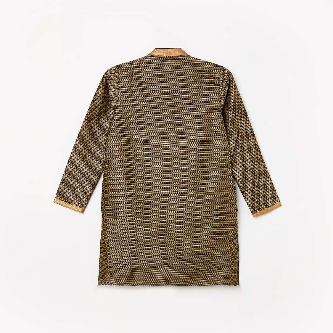 MELANGE Boys Printed Kurta with Elasticated Pyjama