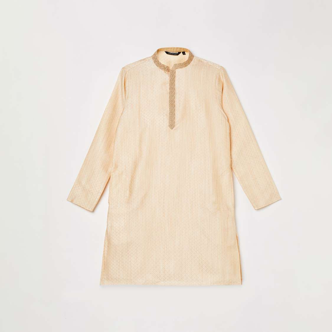 MELANGE Boys Textured Kurta with Pyjamas