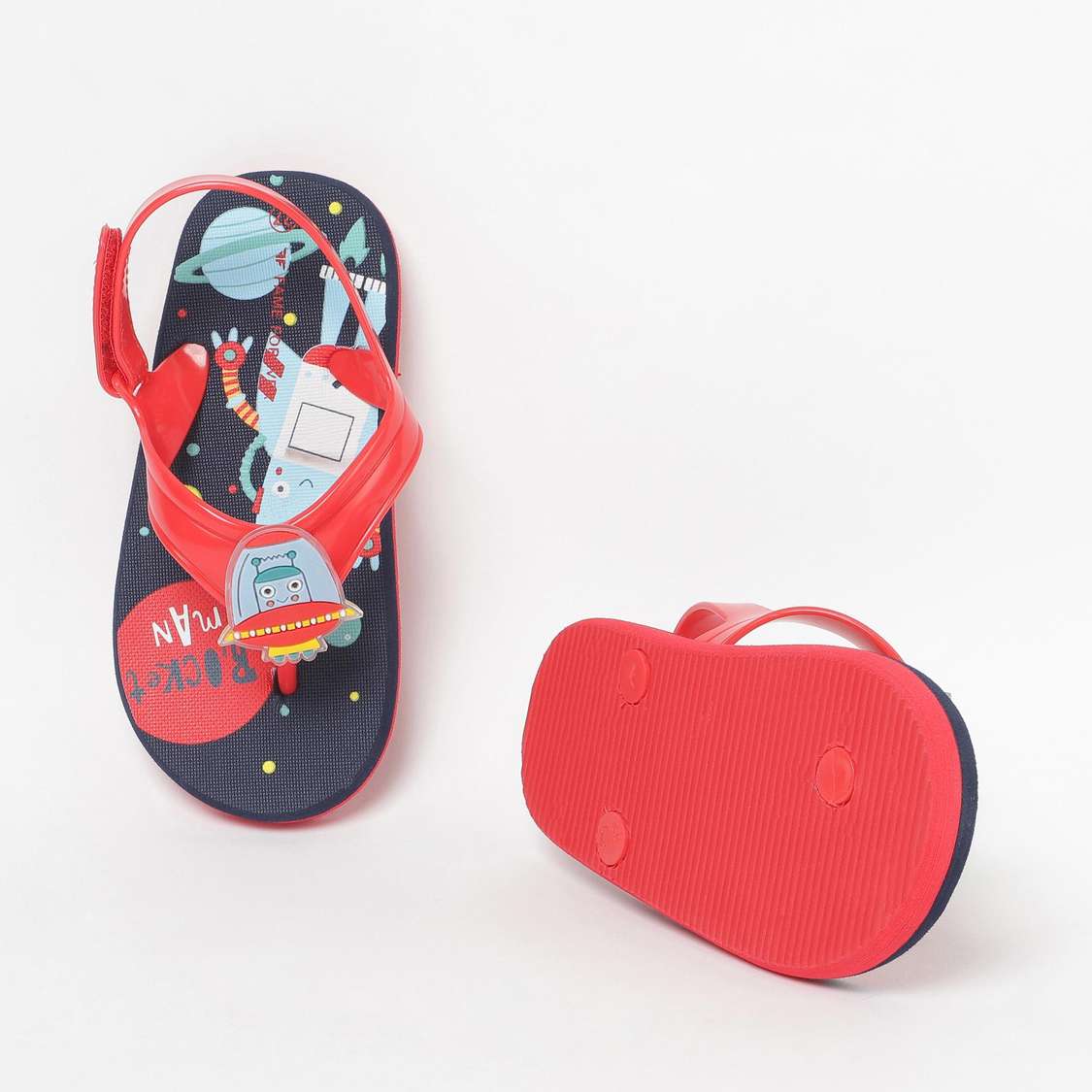 FAME FOREVER Boys Printed V-strap Slippers