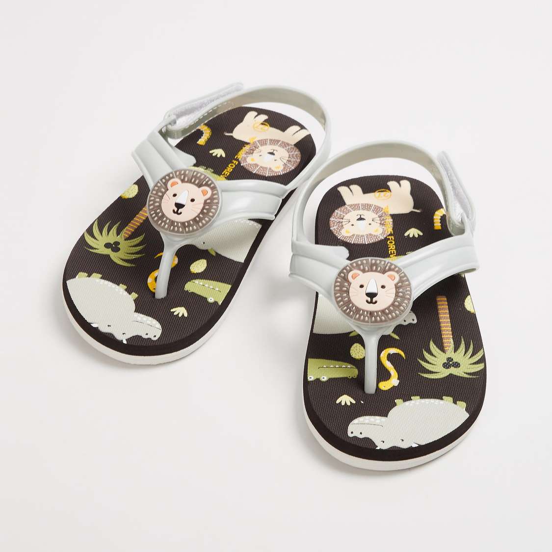 FAME FOREVER Boys Printed V-strap Slippers
