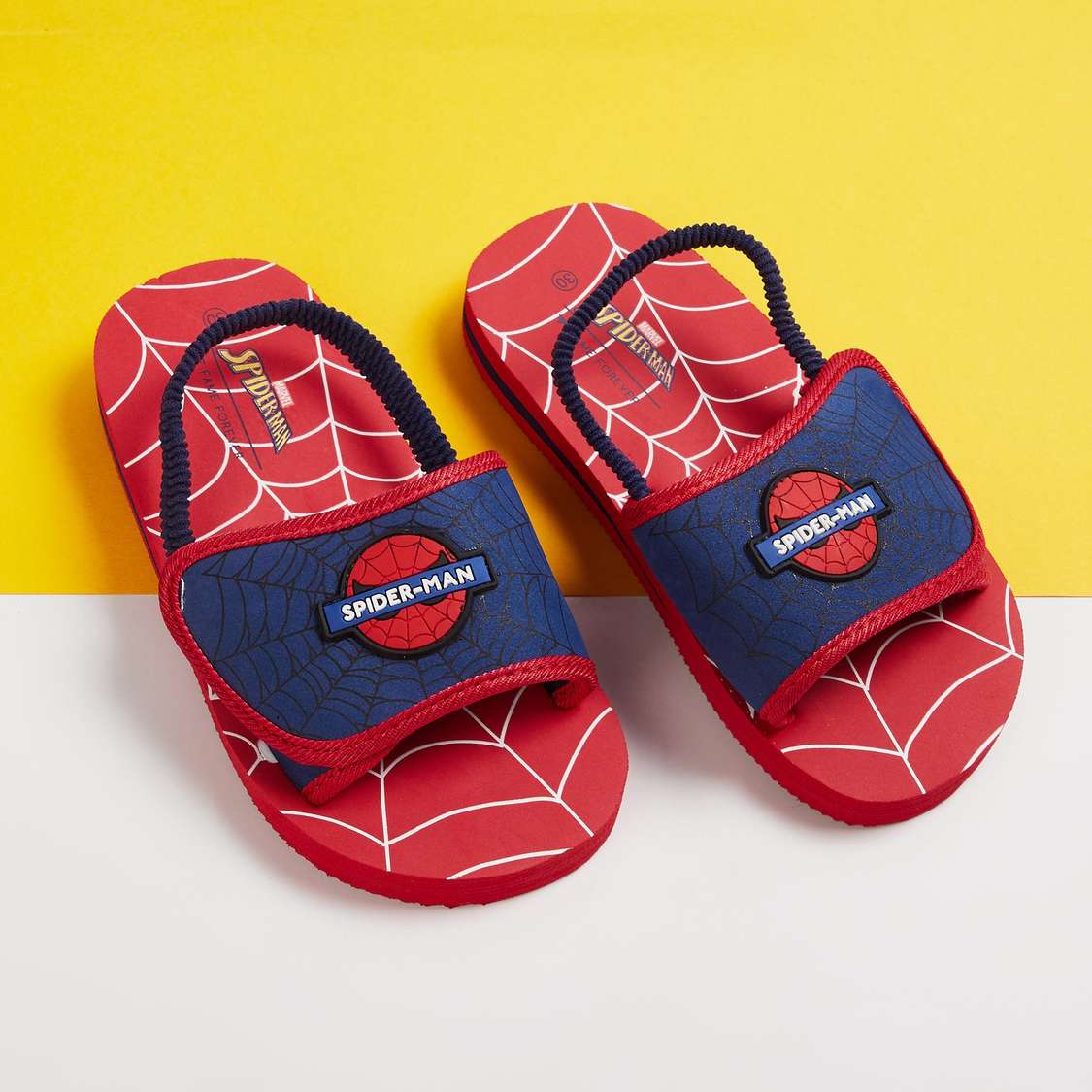 FAME FOREVER Boys Printed Sliders with Backstrap