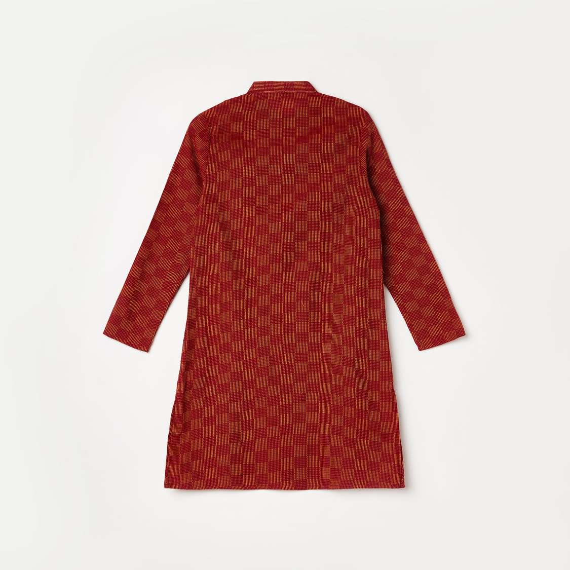 MELANGE Men Printed Kurta with Solid Pyjamas