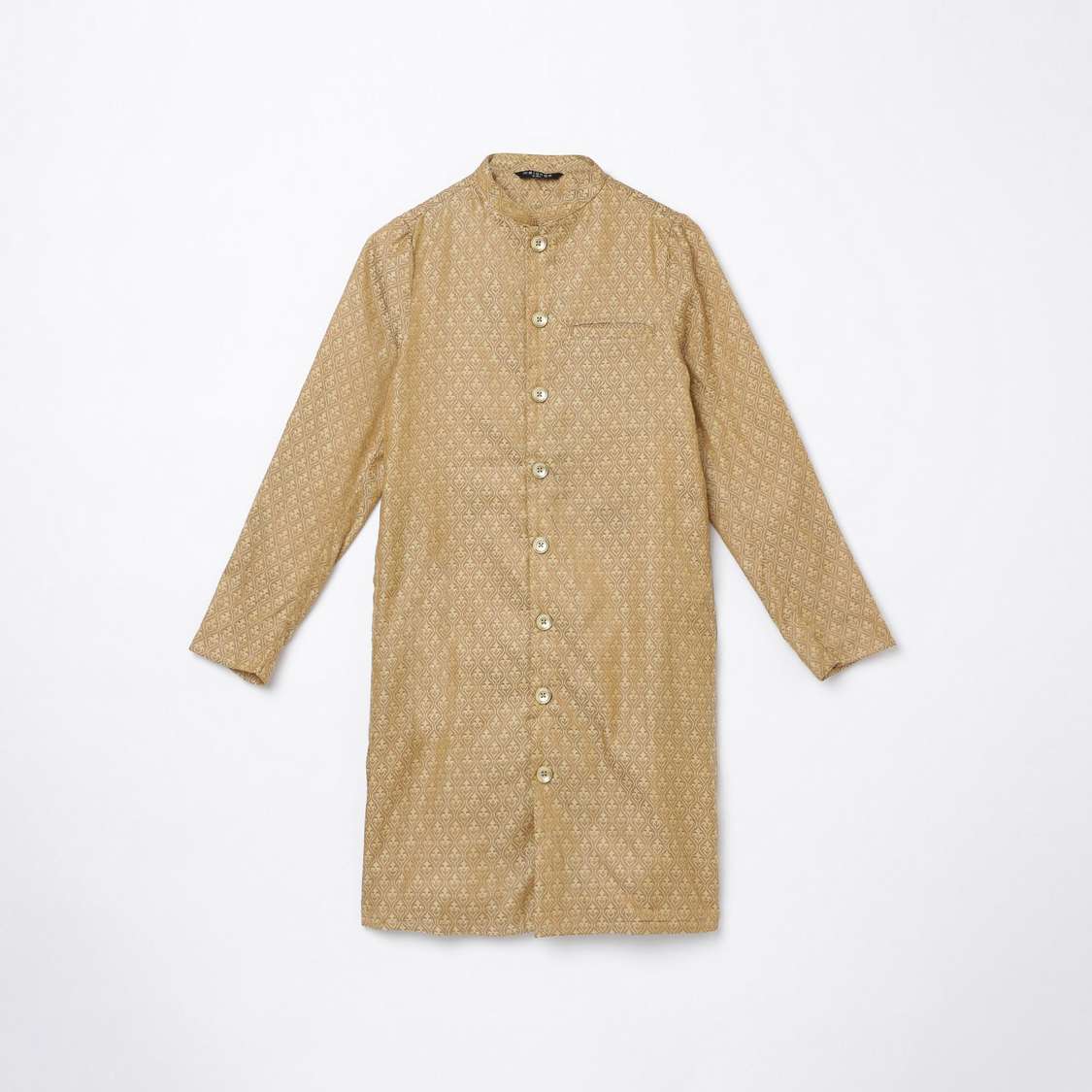 MELANGE Boys Printed Kurta with Elasticated Pyjamas