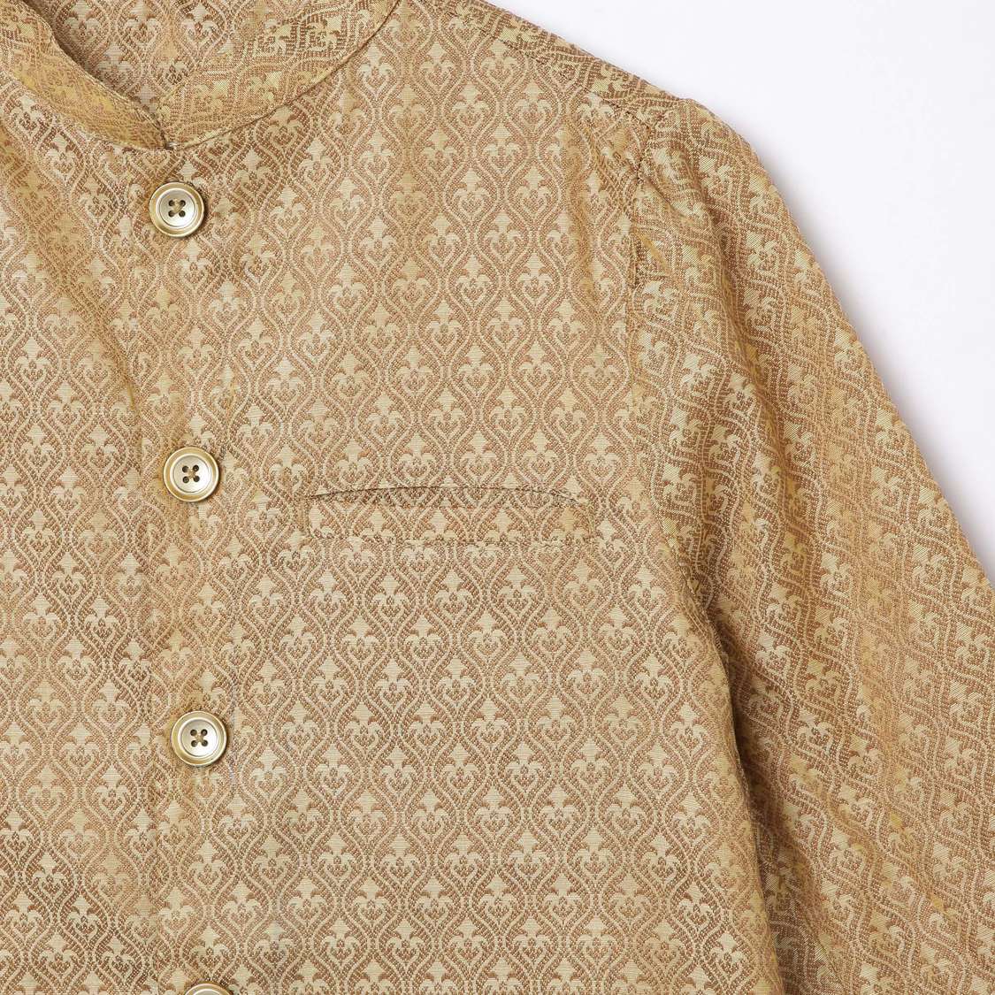 MELANGE Boys Printed Kurta with Elasticated Pyjamas