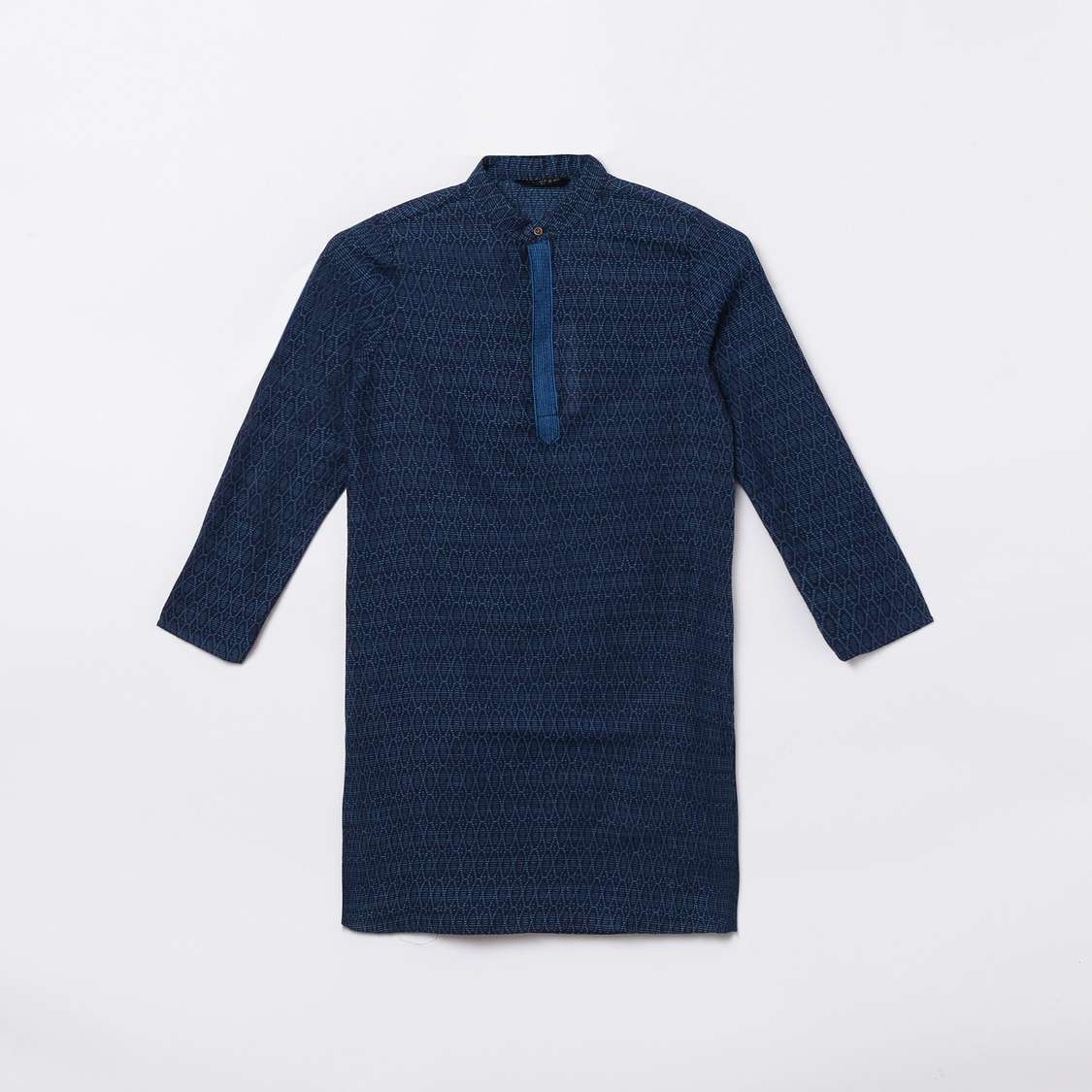 MELANGE Boys Printed Kurta with Elasticated Pyjamas