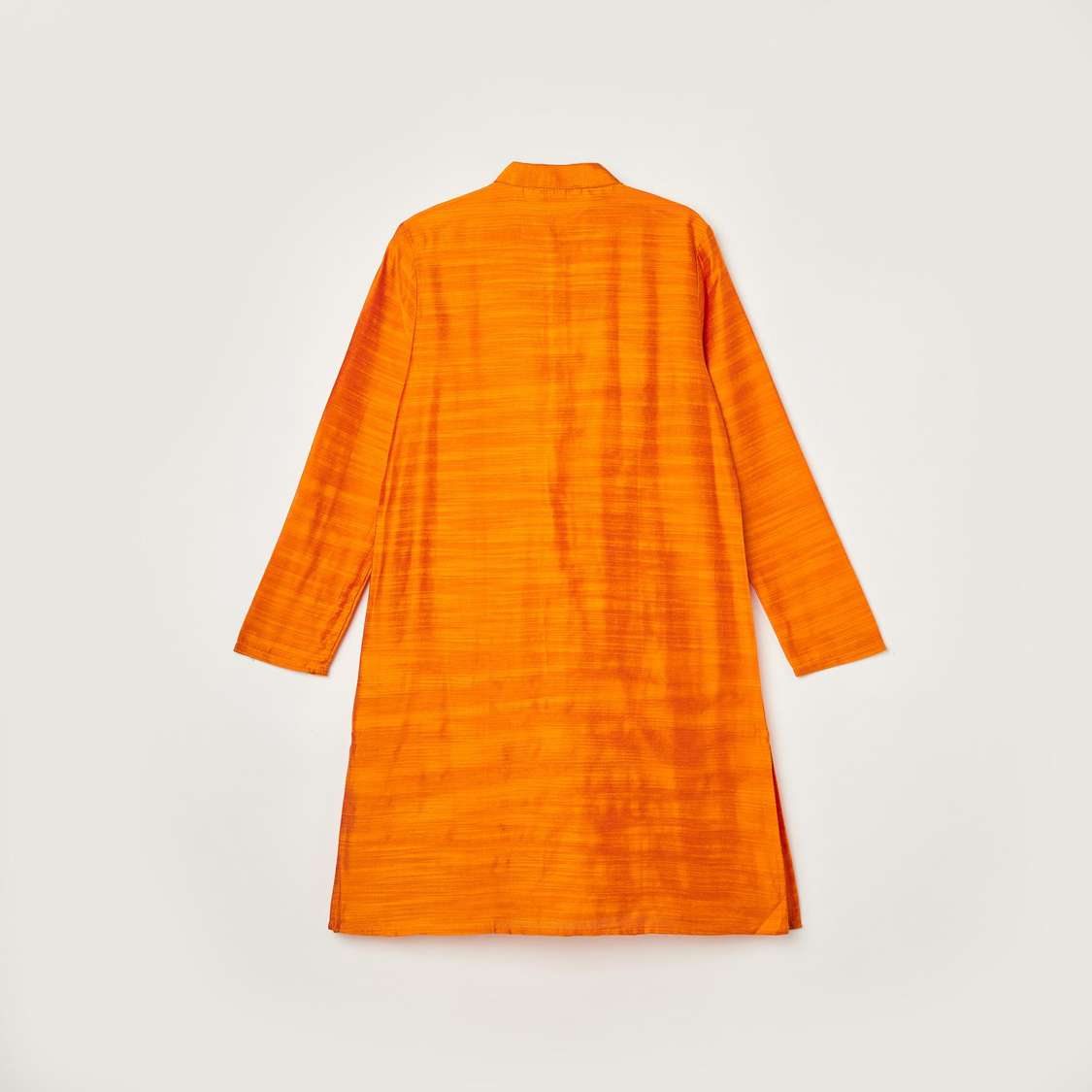 MELANGE Boys Textured Kurta with Elasticated Pyjamas