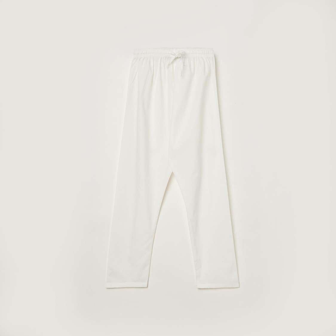 MELANGE Boys Textured Kurta with Elasticated Pyjamas