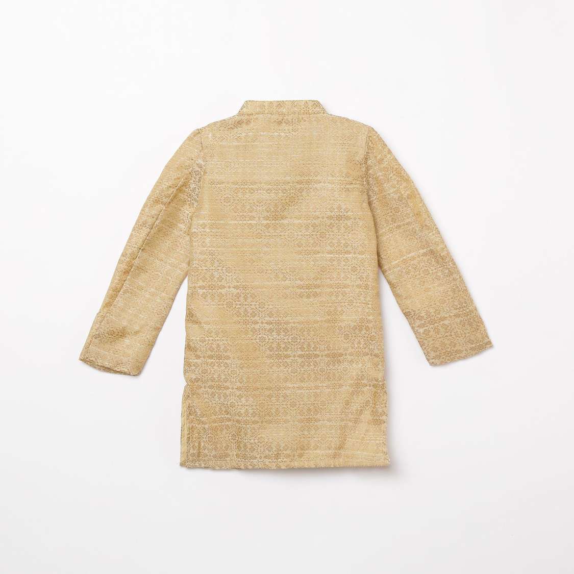 MELANGE Boys Printed Kurta with Solid Elasticated Pyjamas