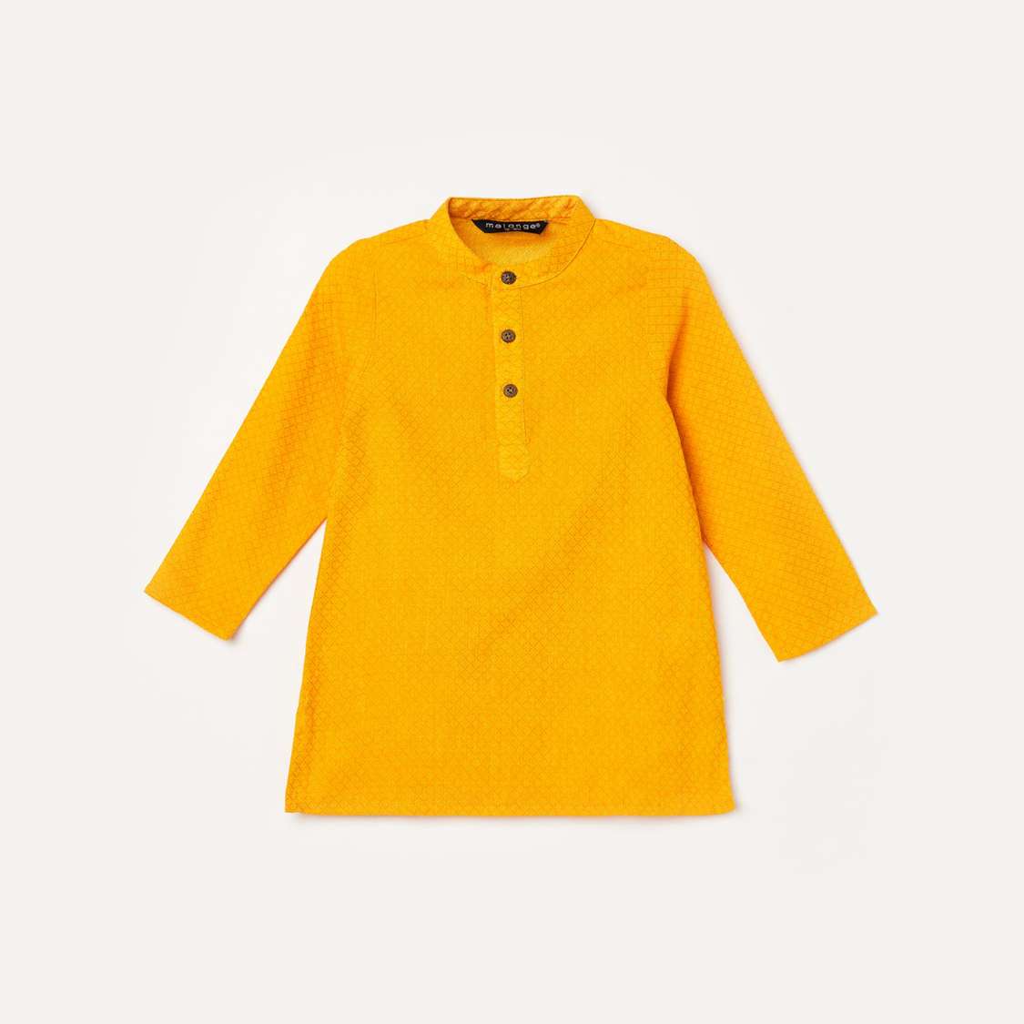 MELANGE Boys Printed Kurta With Solid Pajamas