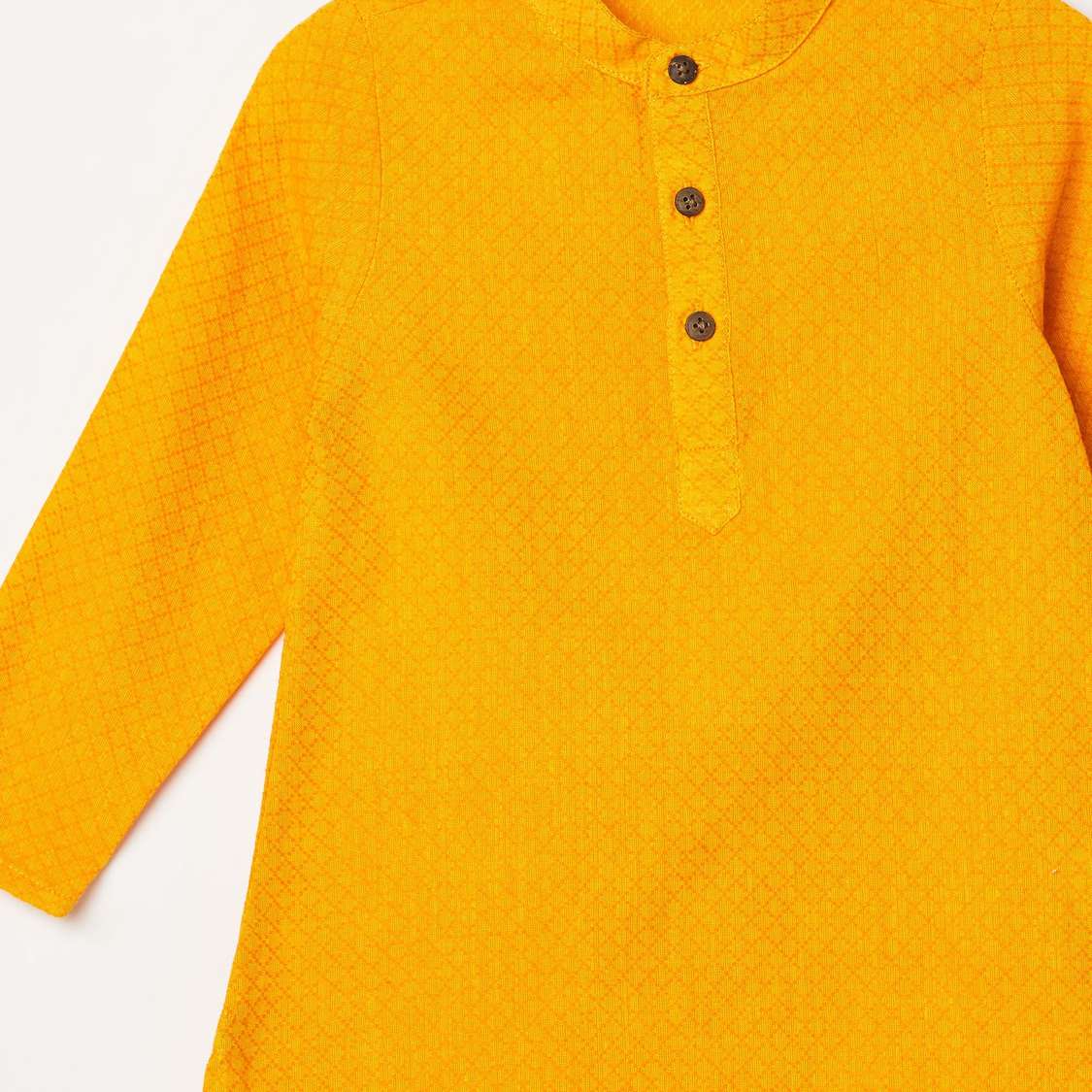 MELANGE Boys Printed Kurta With Solid Pajamas