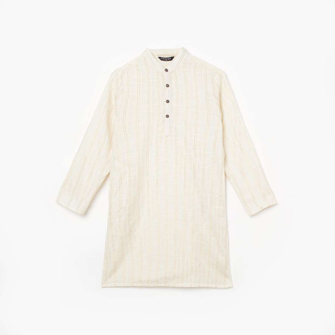MELANGE Boys Printed Kurta With Drawstring Waist Pyjamas