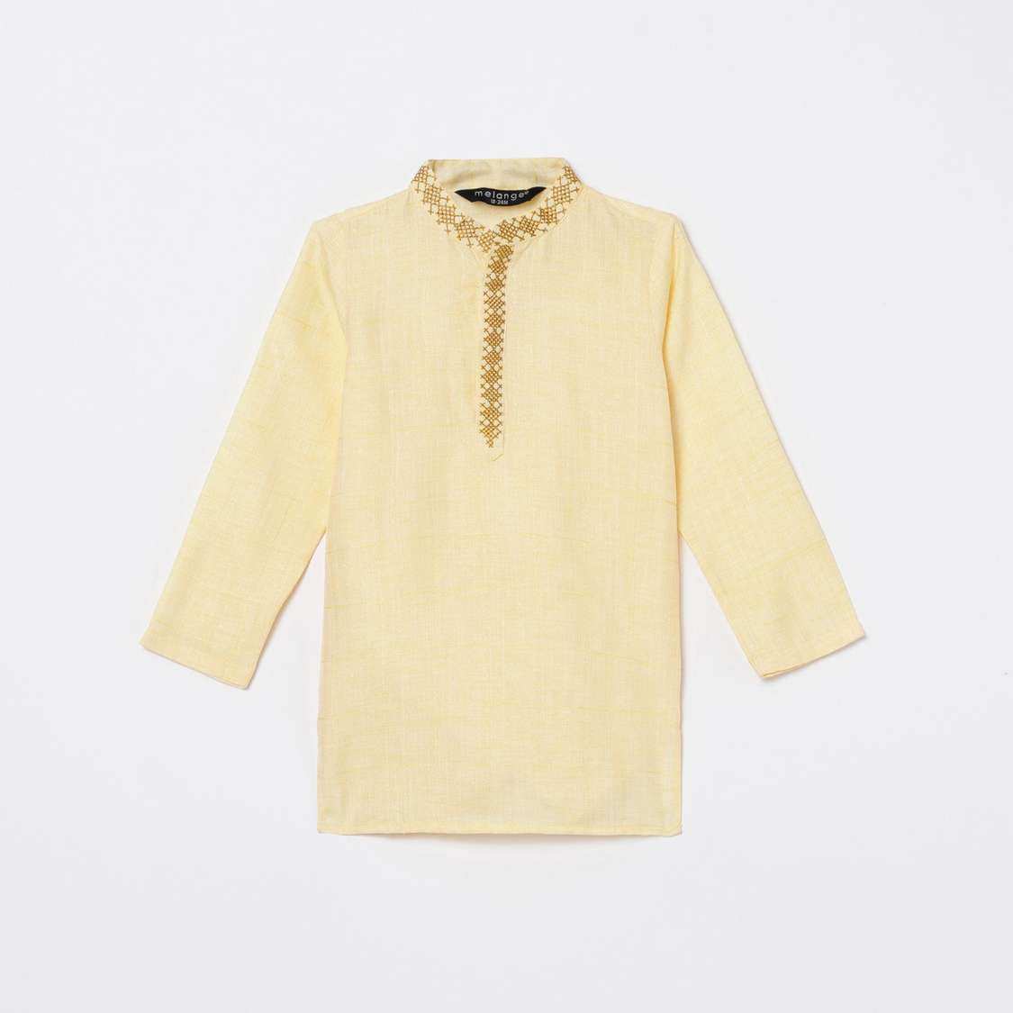 MELANGE Boys Printed Kurta with Dhoti Pants