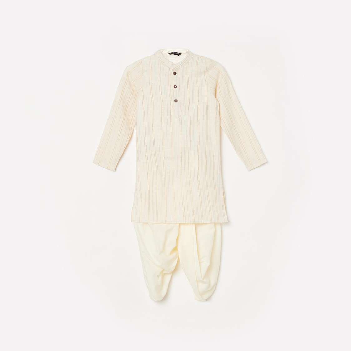 MELANGE Boys Striped Kurta with Dhoti Pants