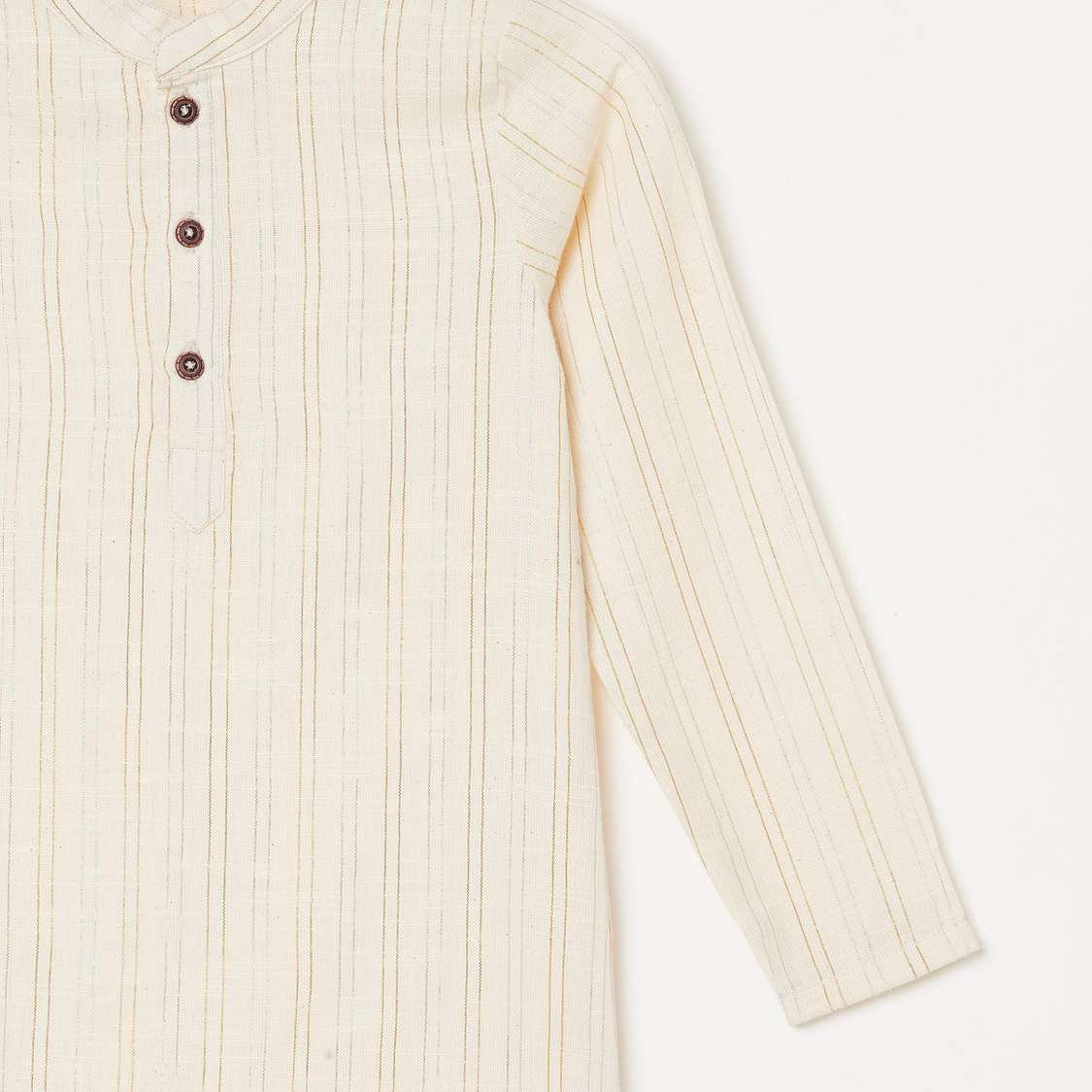 MELANGE Boys Striped Kurta with Dhoti Pants