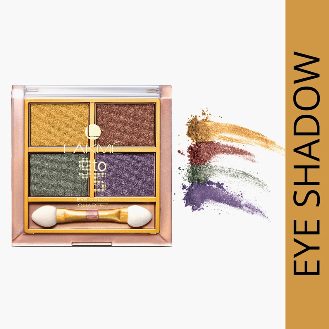 LAKME 9 To 5 Eye Quartet Eye Shadow - Desertrose - 7g