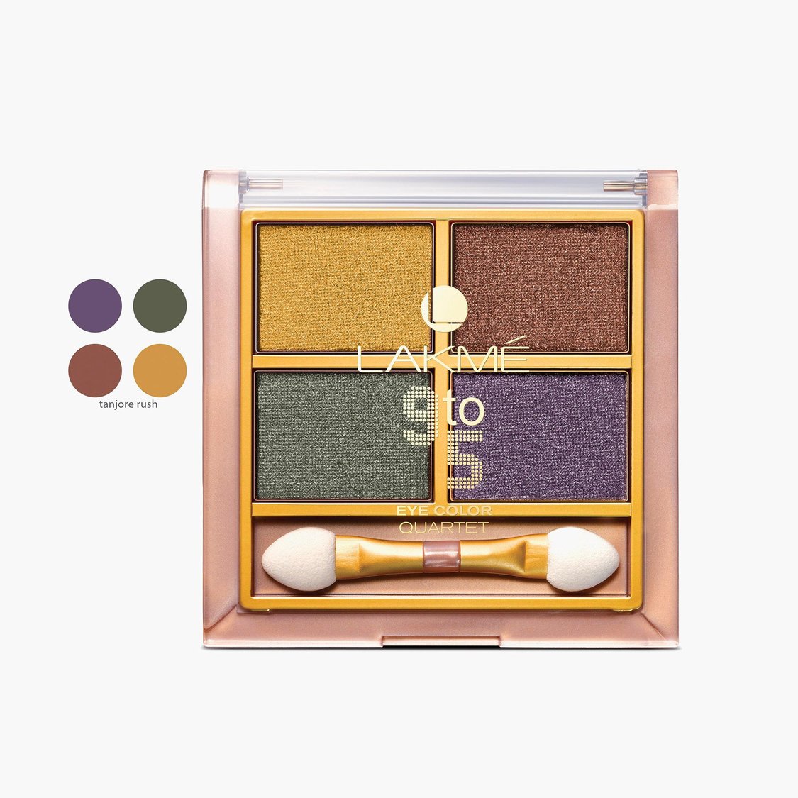LAKME 9 To 5 Eye Quartet Eye Shadow - Desertrose - 7g
