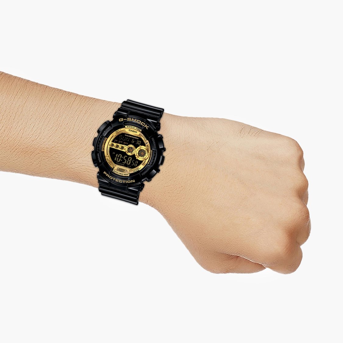 CASIO G-Shock Men Solid Digital Watch with Resin Strap - G340