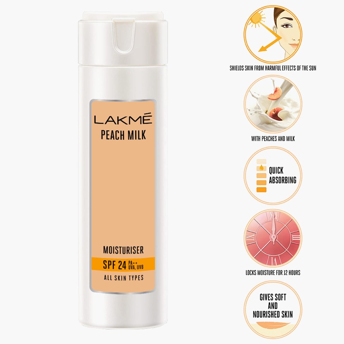 LAKME Peach Milk Moisturizer SPF 24 PA