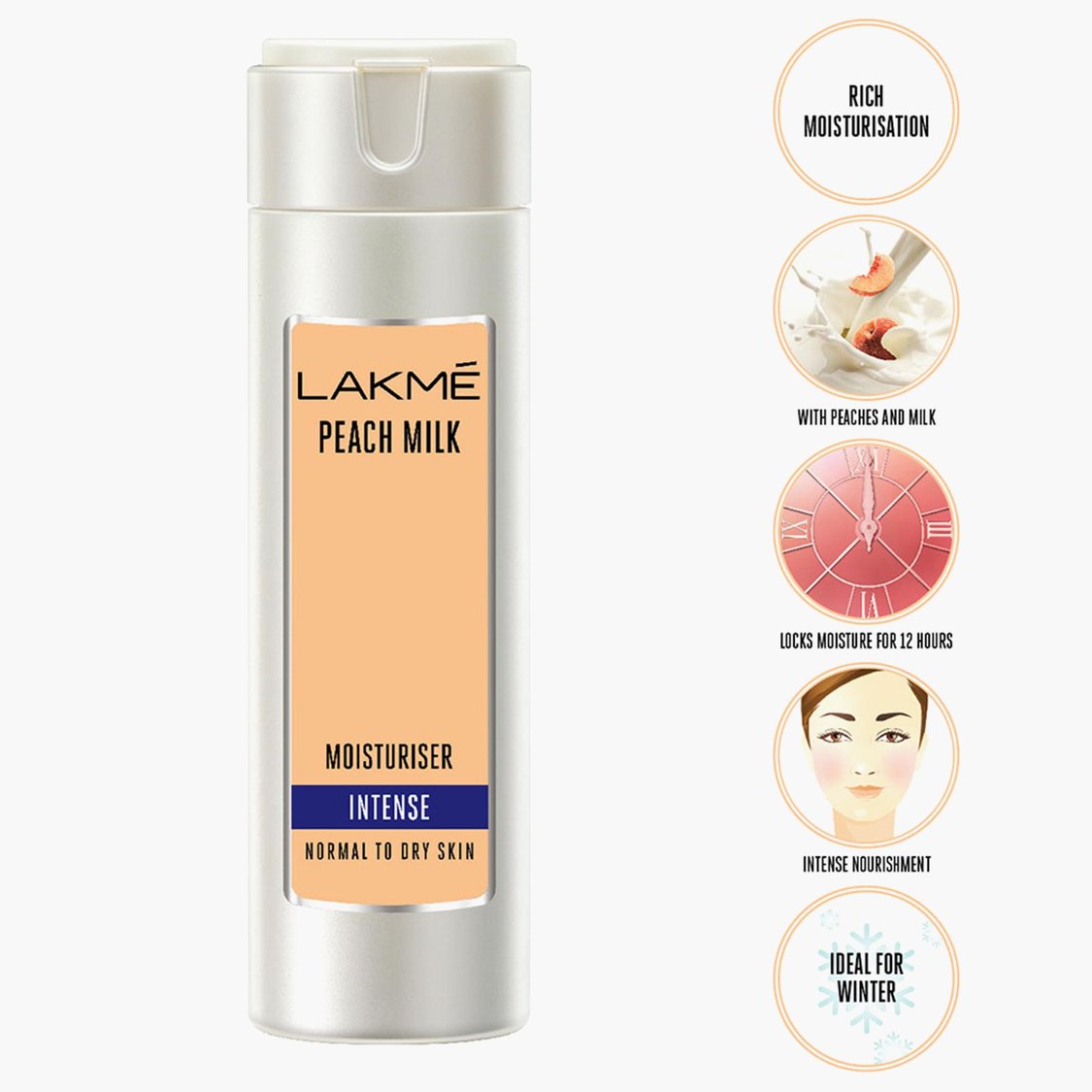 LAKME Peach Milk Intense Moisturizer Lotion