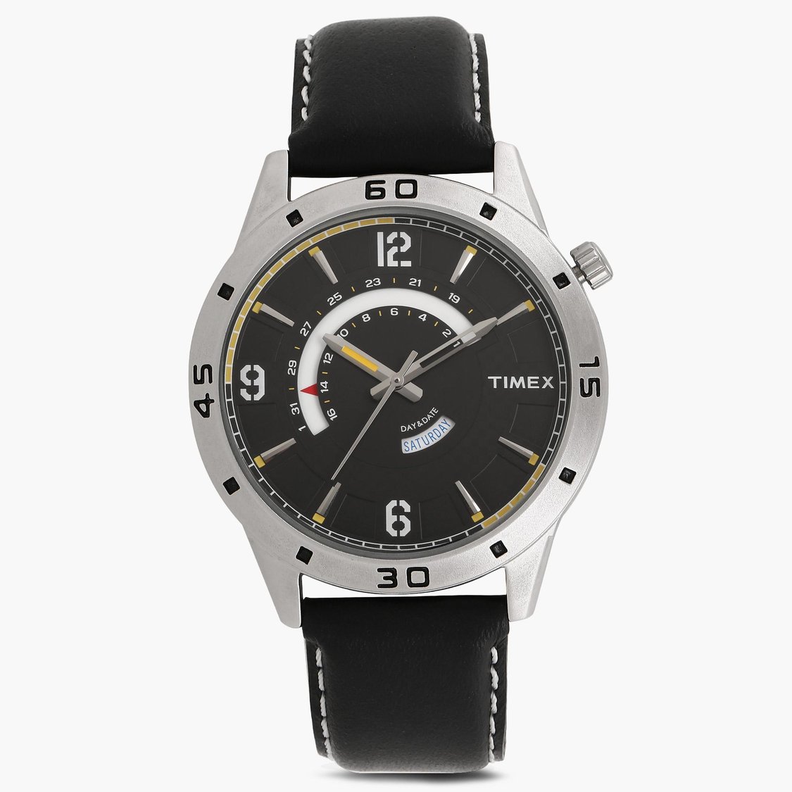 TIMEX Analog with Day Date Round Dial Watch- TW000U909
