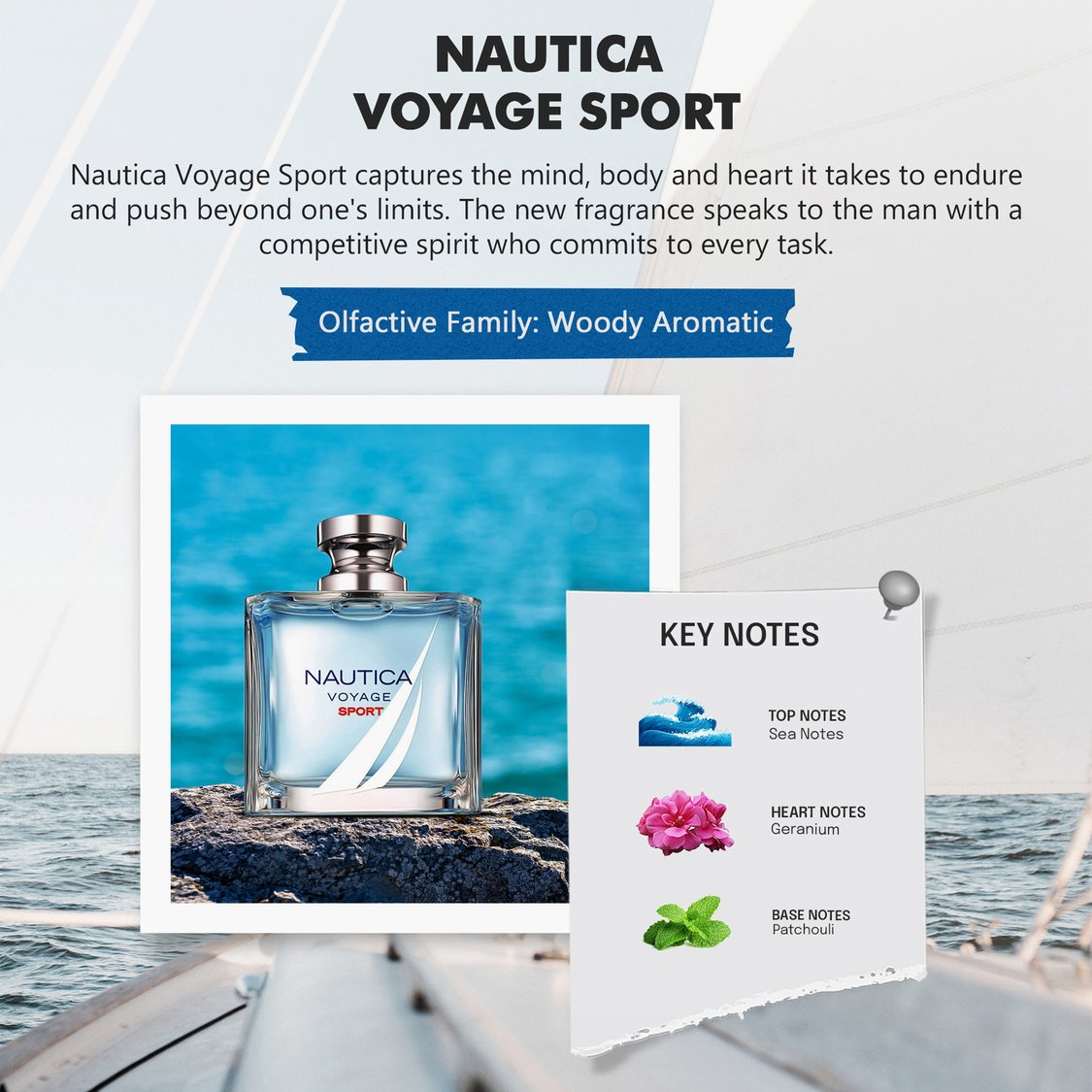 NAUTICA Men Voyage Sport Eau De Toilette