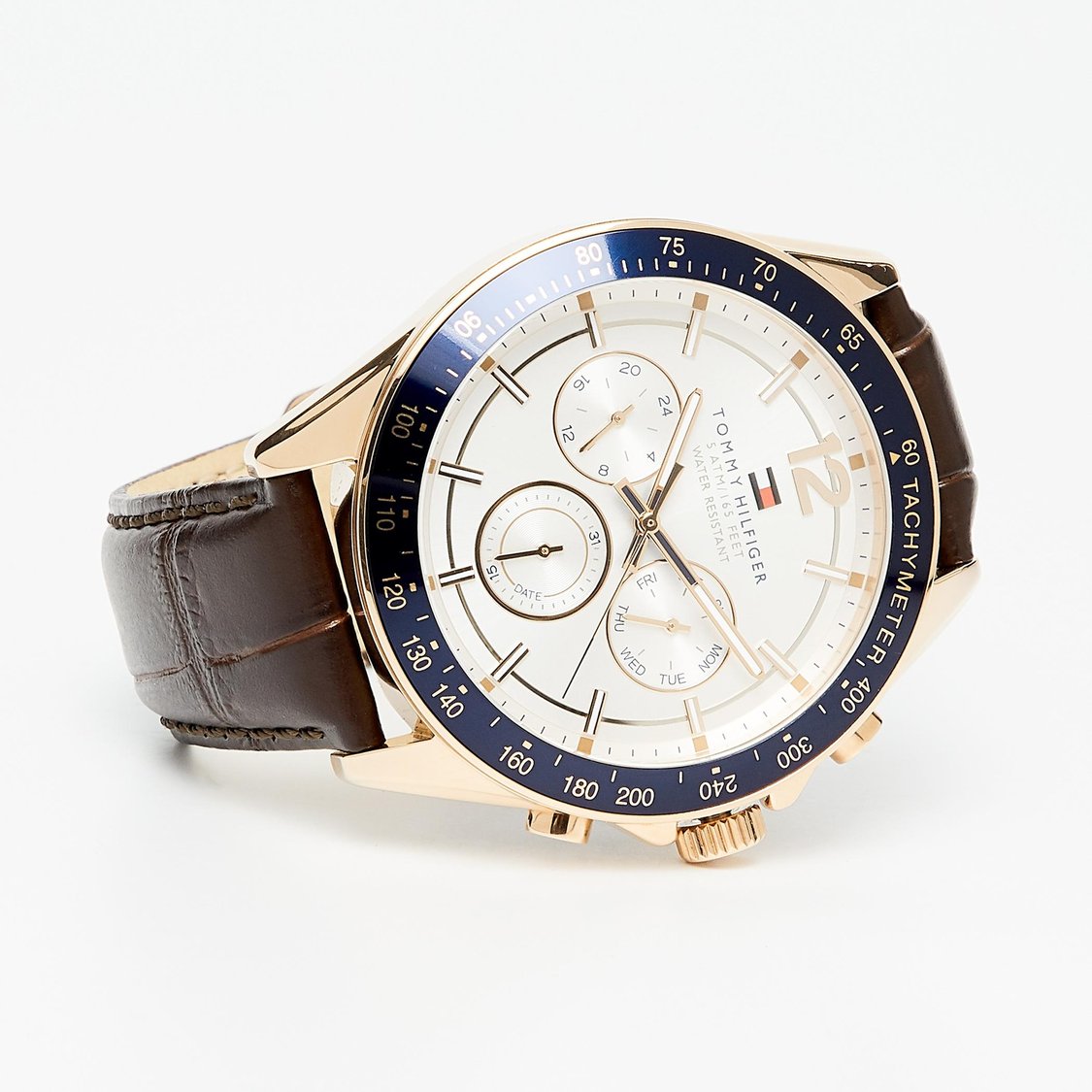 Buy TOMMY HILFIGER Brown Metal Men's Wristwatch-TH1791118 from