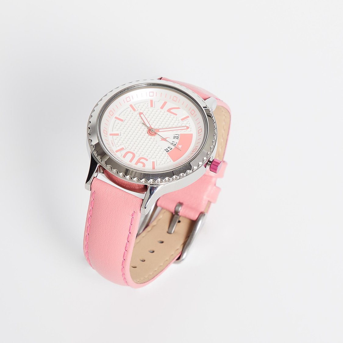 Buy FASTTRACK Leather Ladies Wristwatch-6168SL01 from Fastrack at