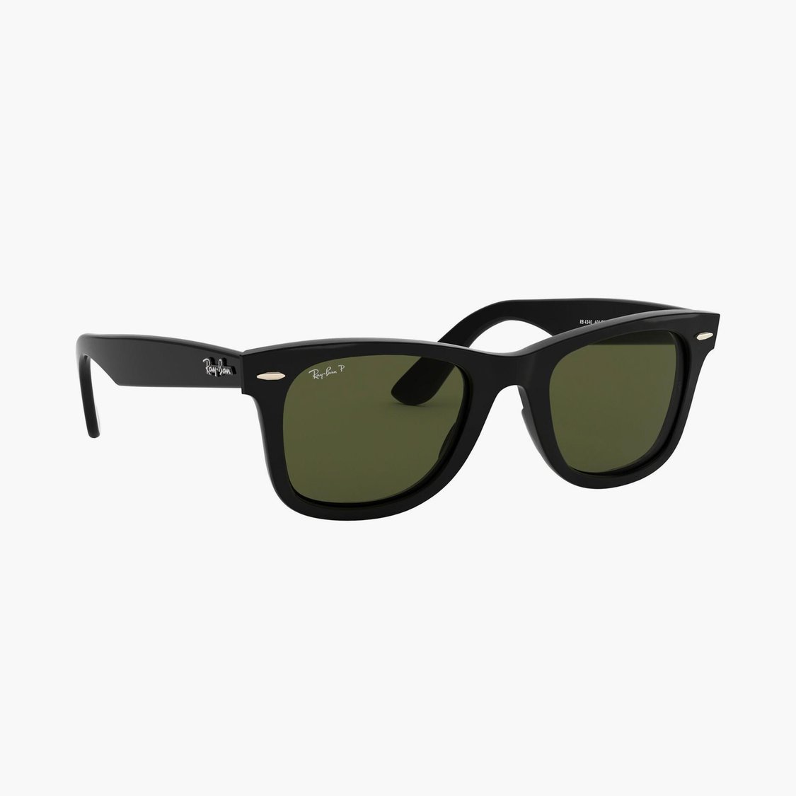 RAY-BAN Men Solid Wayfarer Sunglasses- RB4340-60158-50