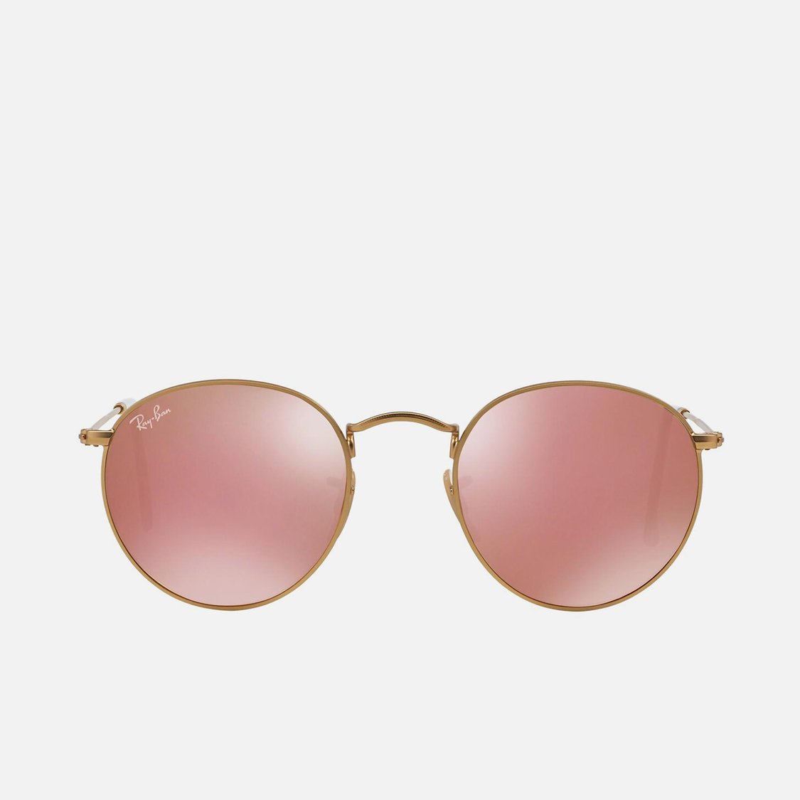 RAY-BAN Men Solid UV-Protected Round Sunglasses - 0RB3447I-112Z2-50