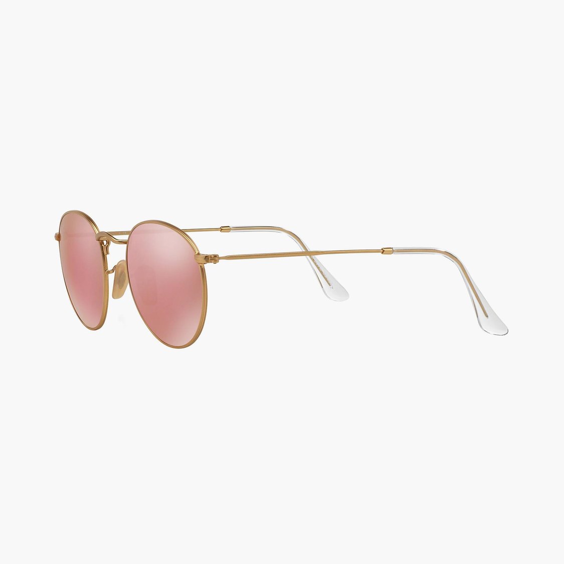 RAY-BAN Men Solid UV-Protected Round Sunglasses - 0RB3447I-112Z2-50