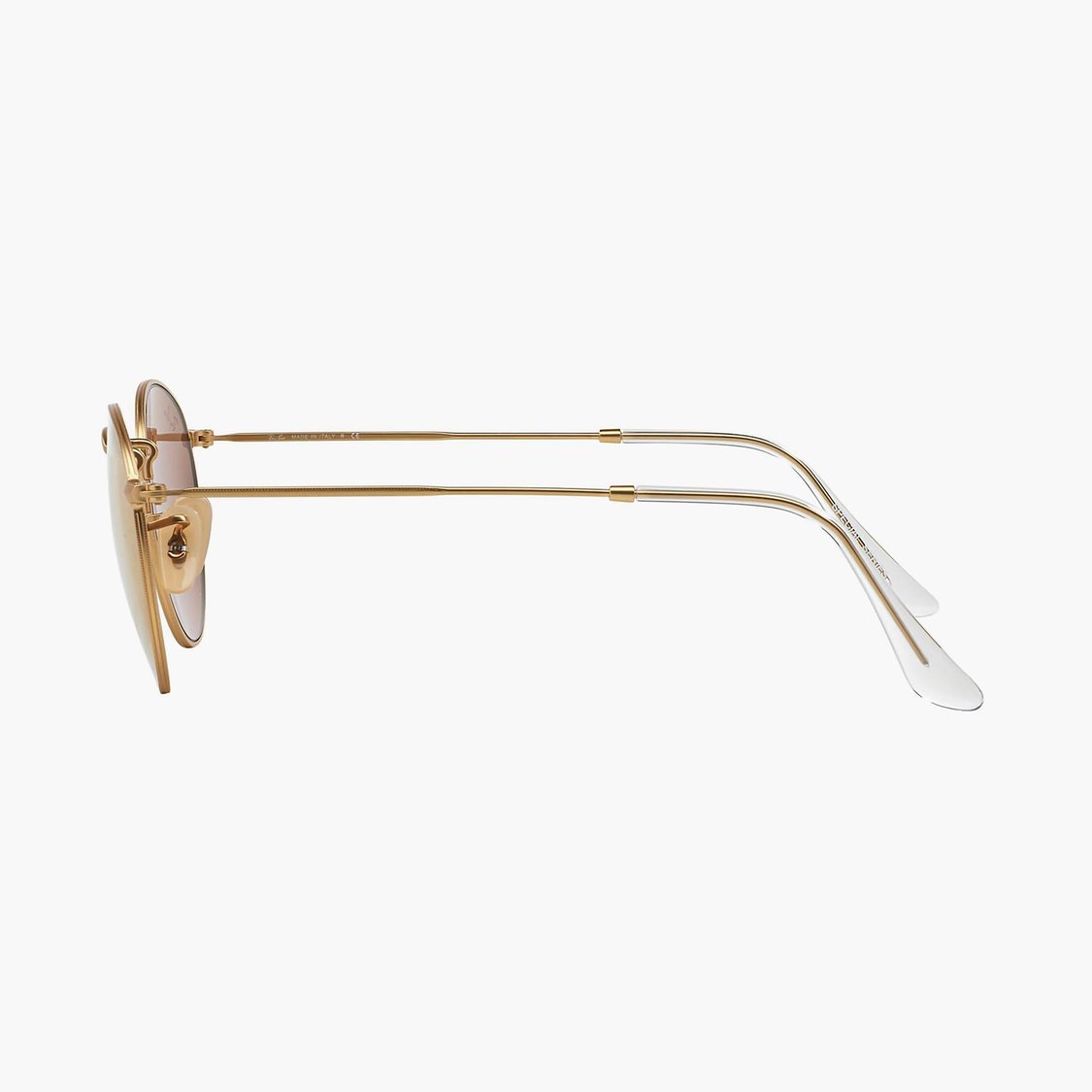 RAY-BAN Men Solid UV-Protected Round Sunglasses - 0RB3447I-112Z2-50
