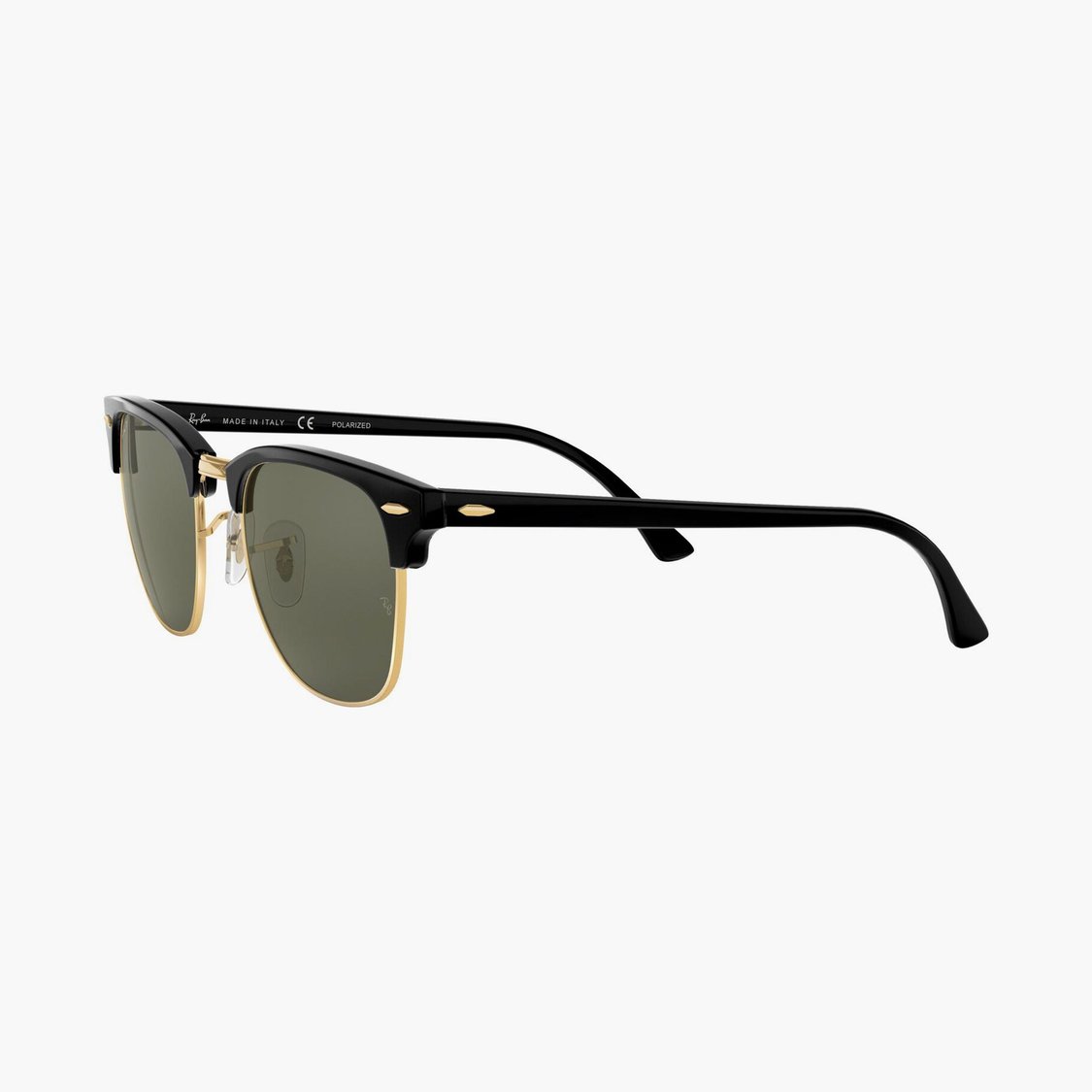 RAY-BAN Men Polarized Clubmaster Sunglasses- RB3016-90158-49