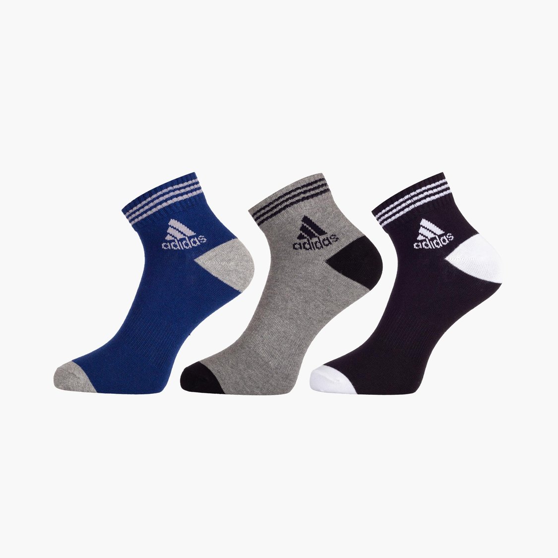 ADIDAS Men Printed Ankle-Length Socks - Pack of 3