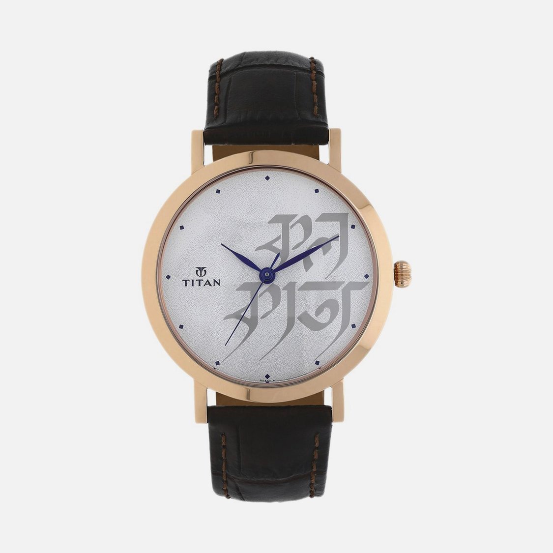 Buy TITAN Men Forever Kolkata Inspired by The Bangla Script Analog Watch 1740WL01 from Titan at just INR 5095.0